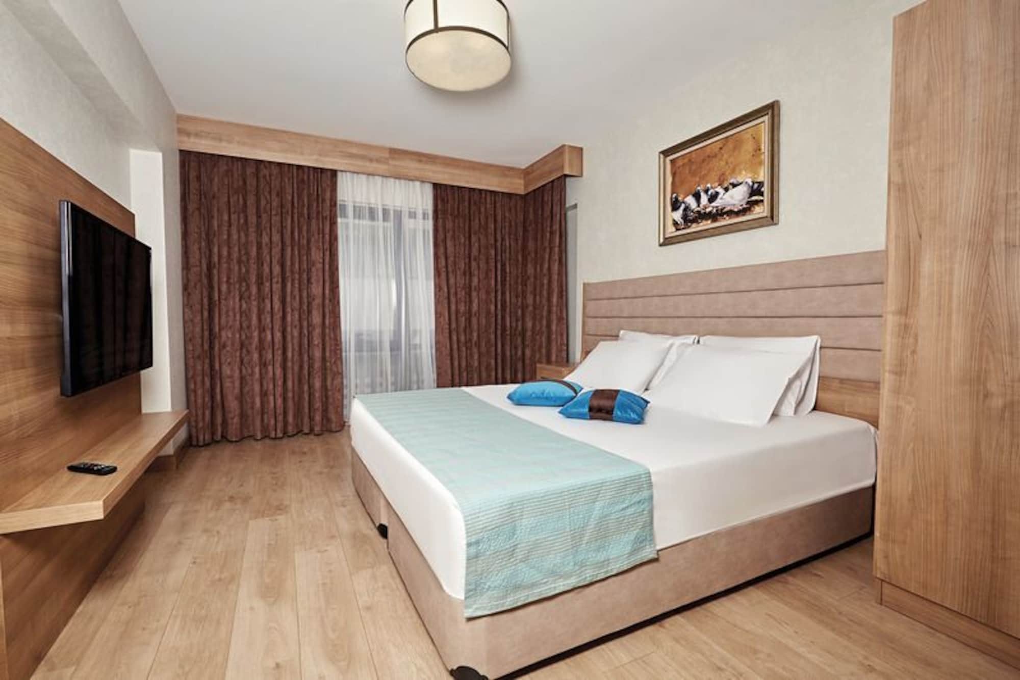 Bursa Suites Apart Otel 外观 照片 A bedroom in a hotel